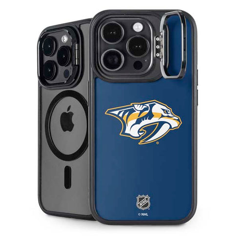 NHL Nashville Predators Logo iPhone 14 Pro Kickstand Case